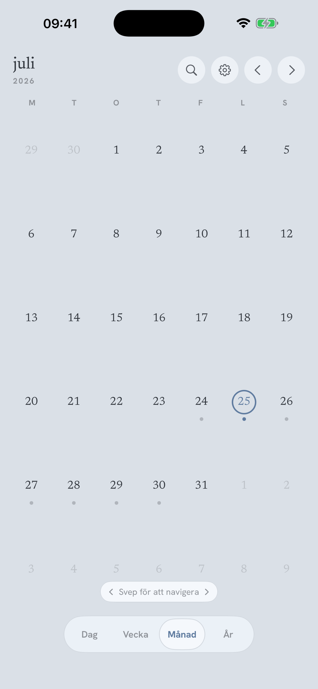 Month view: pinch between minimal, detailed and two weeks
