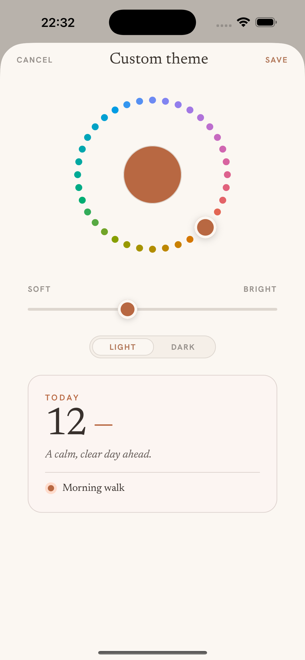 Daypages themes