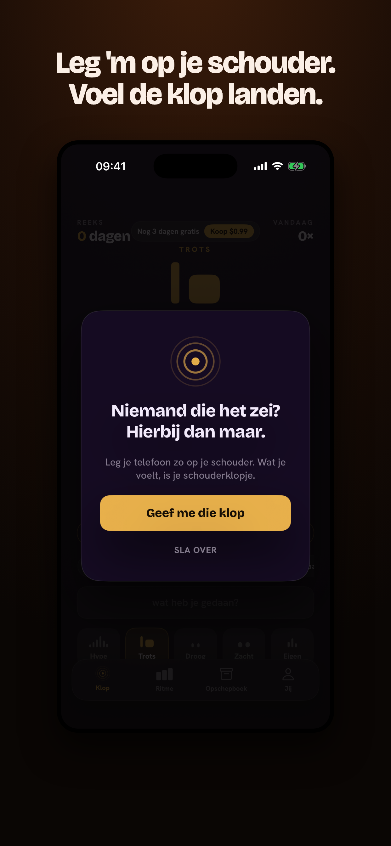 Schouderklopje screenshot