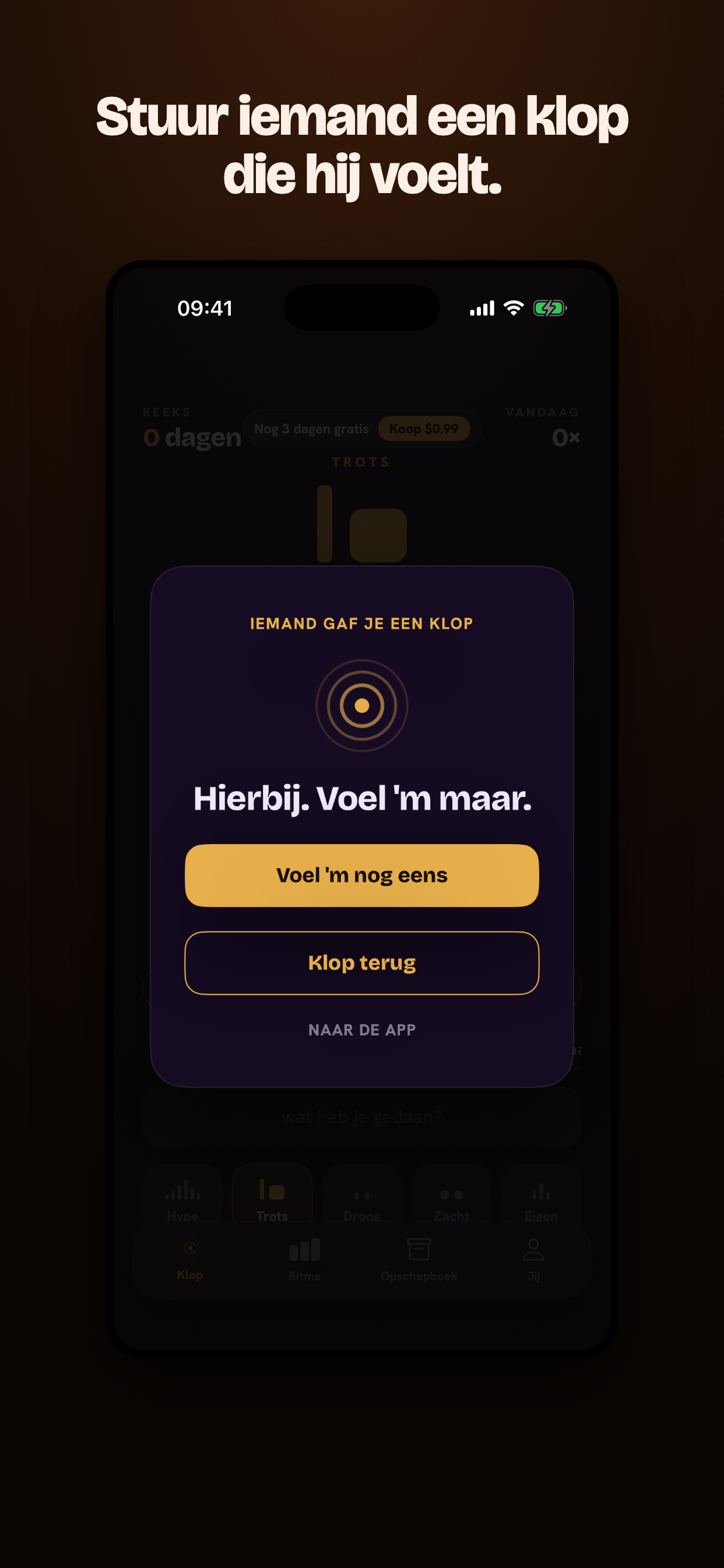 Schouderklopje screenshot
