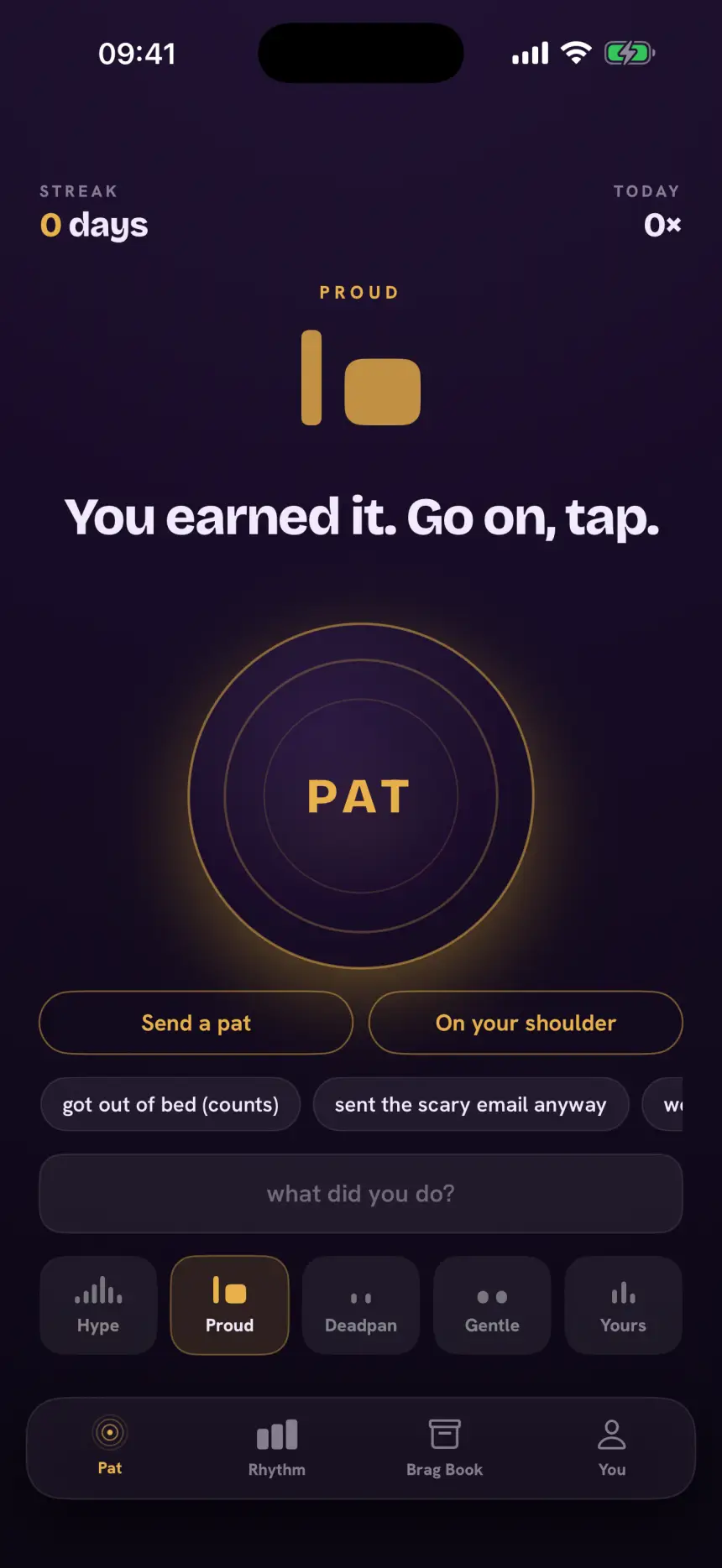 You earned it
