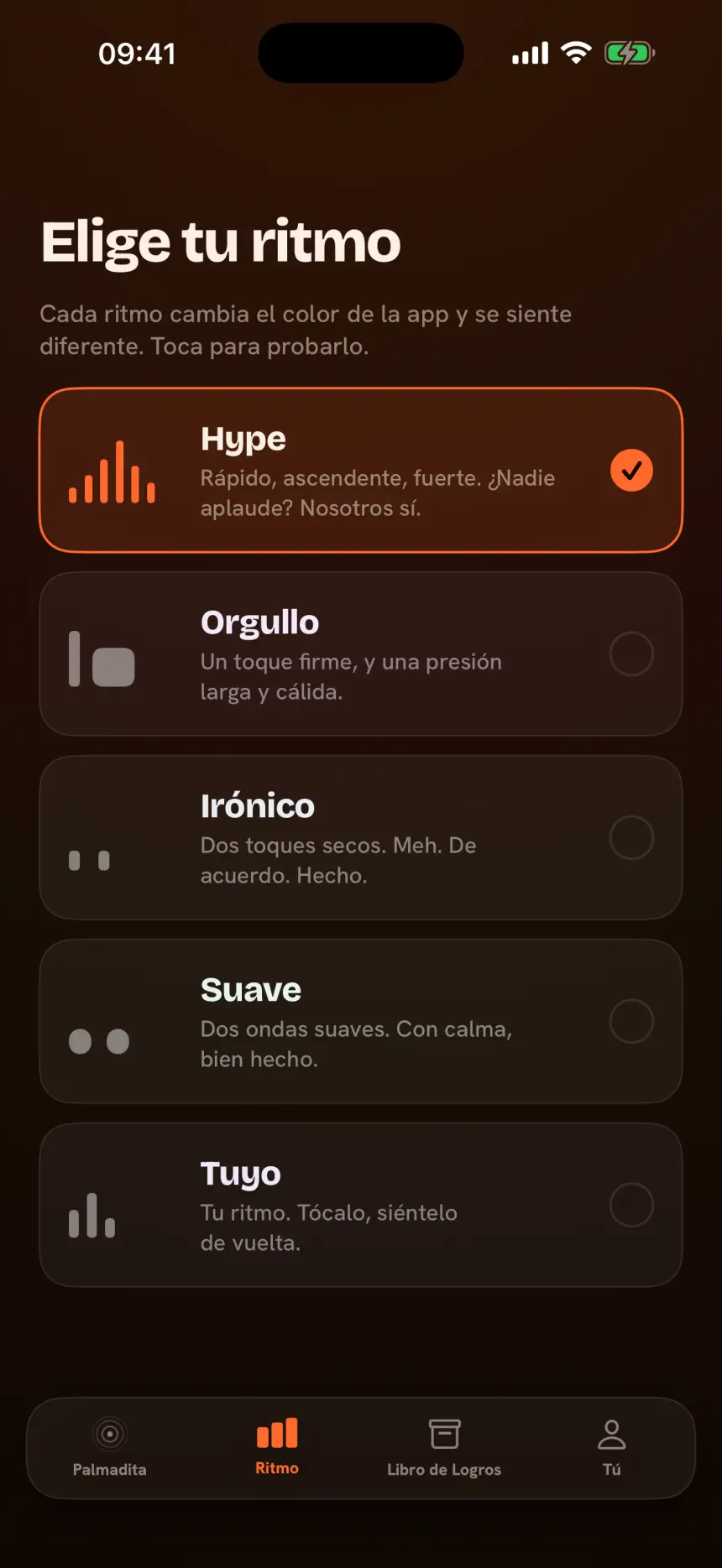 Pick your rhythm