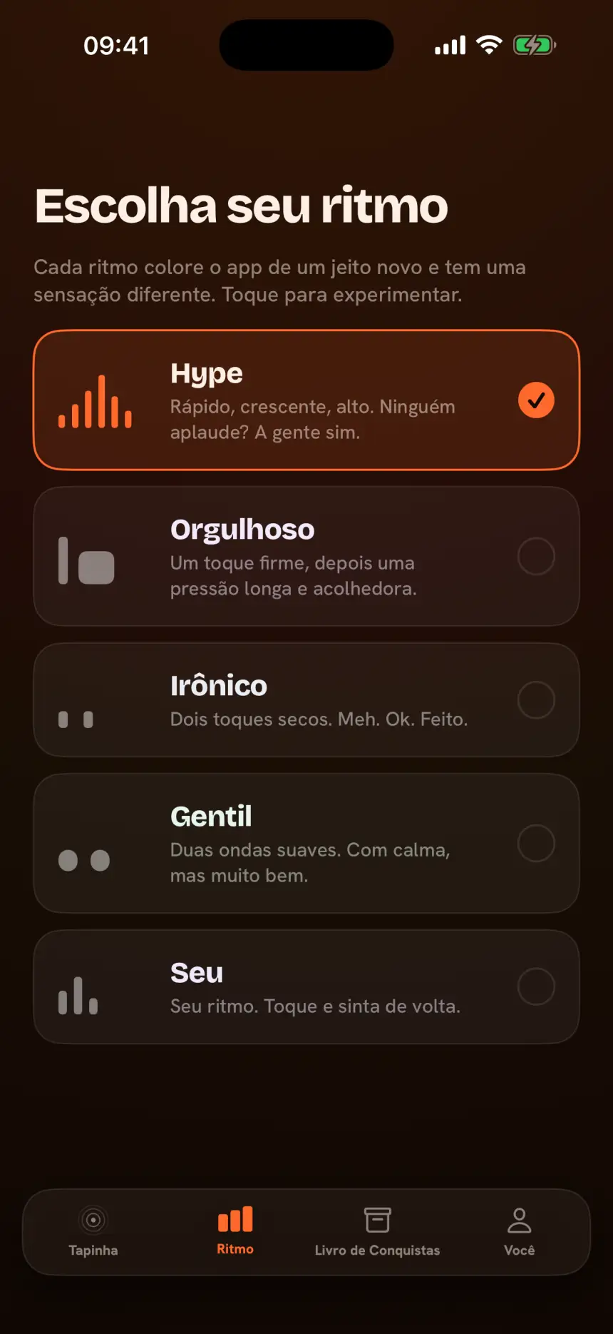 Pick your rhythm