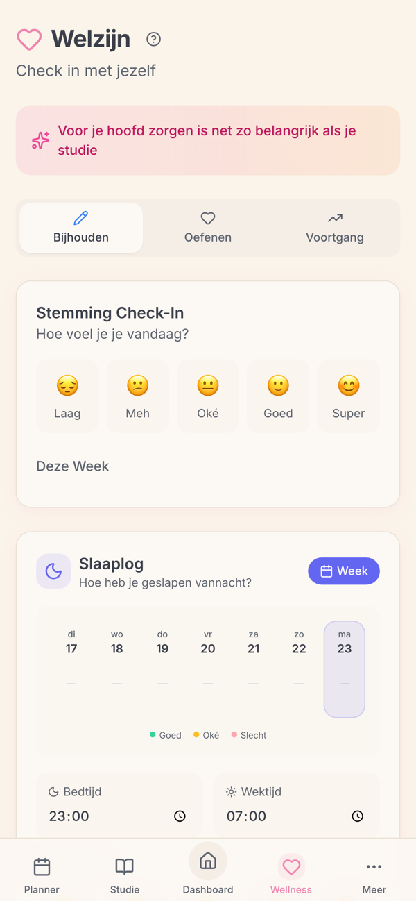 Wellbeing built in
