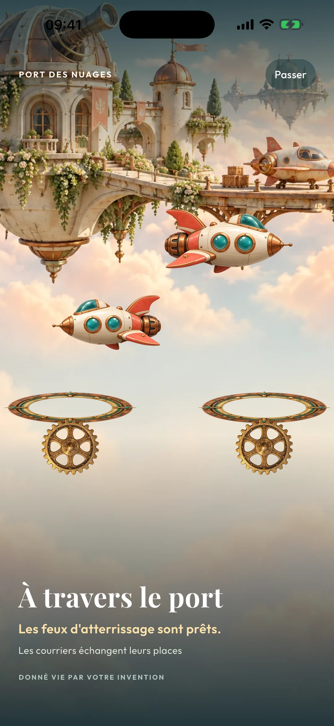 Couriers across Cloud Harbour