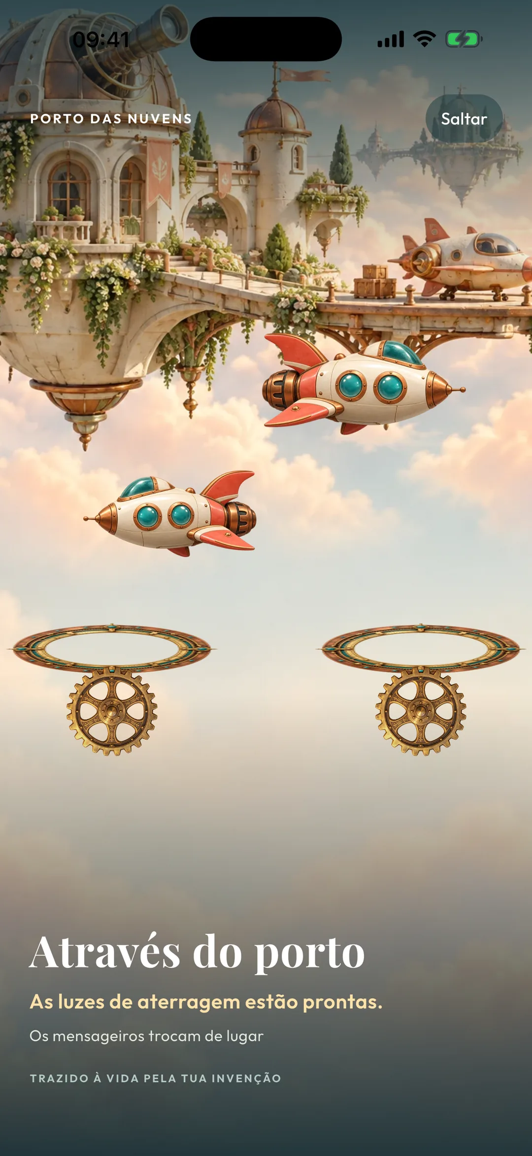 Couriers across Cloud Harbour