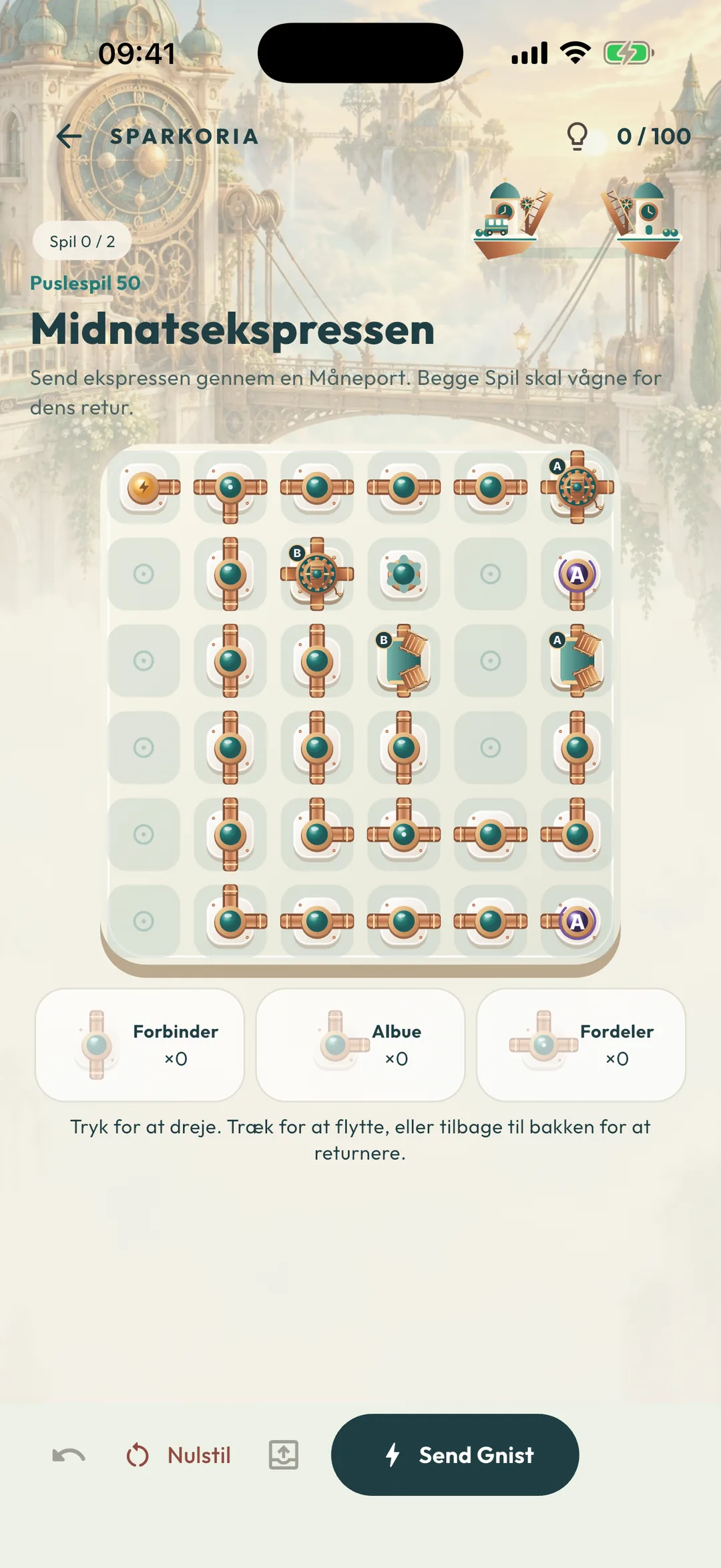 A Clockwork Crossing puzzle