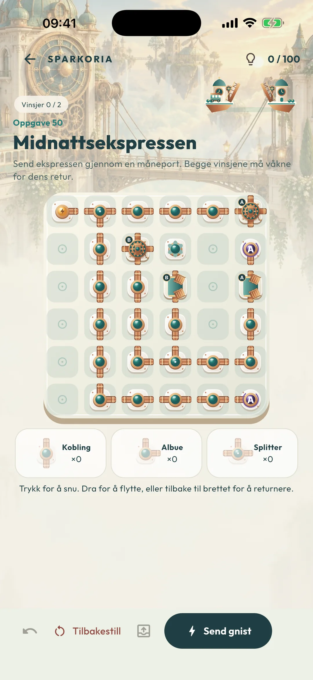 A Clockwork Crossing puzzle