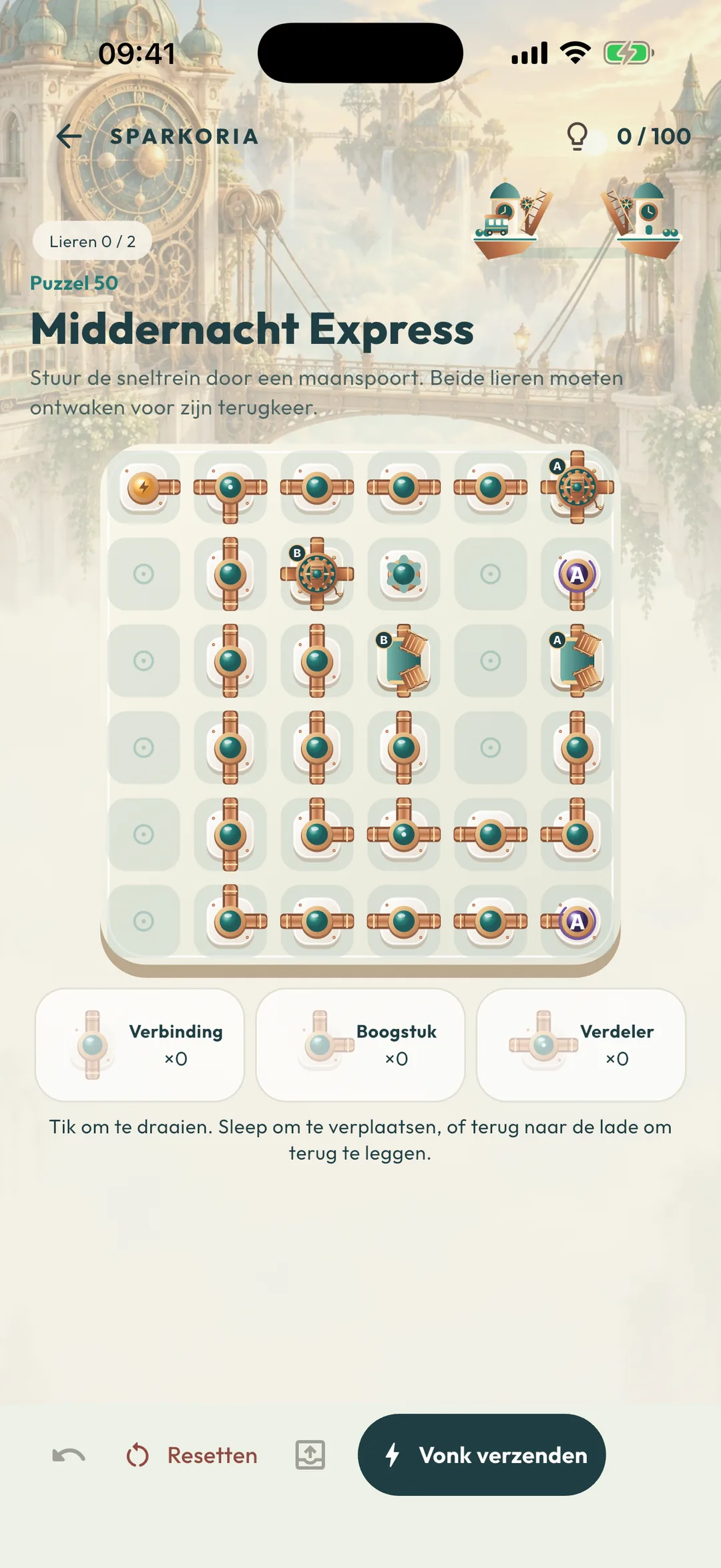 A Clockwork Crossing puzzle