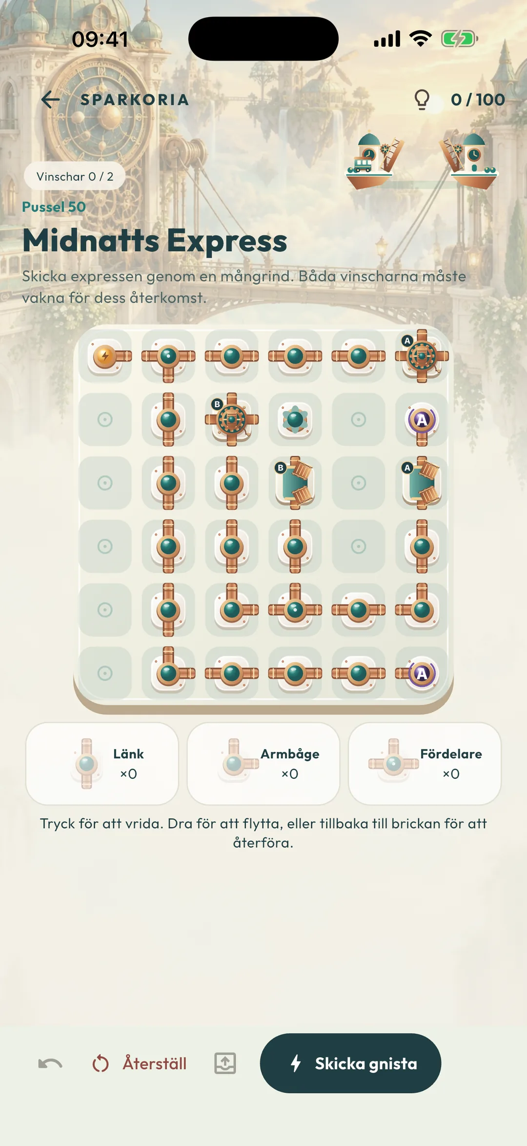 A Clockwork Crossing puzzle