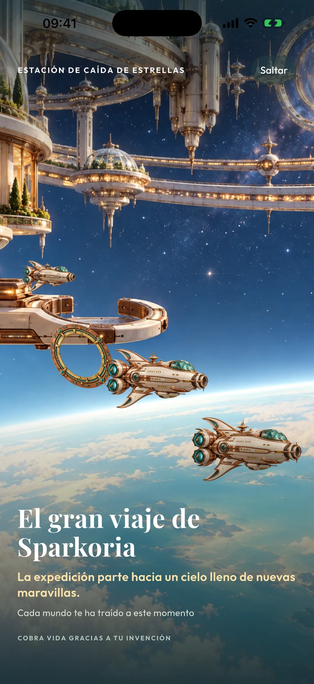 Departure from Starfall Station