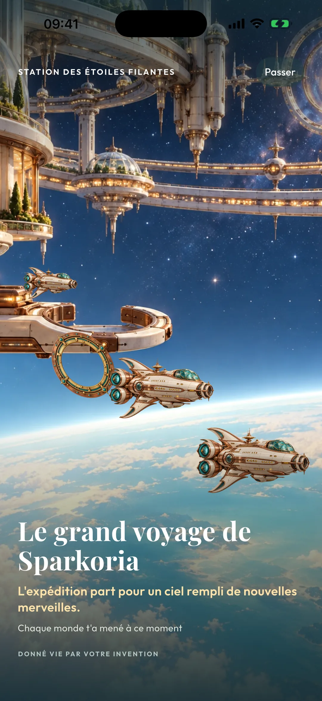 Departure from Starfall Station