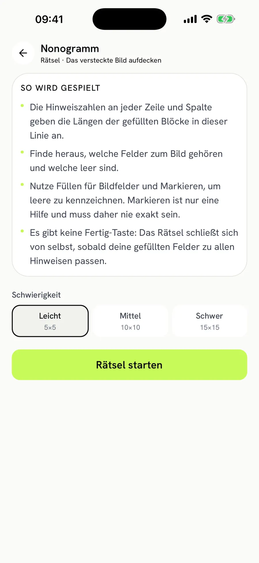 Cortex Brain Trainer in dark mode