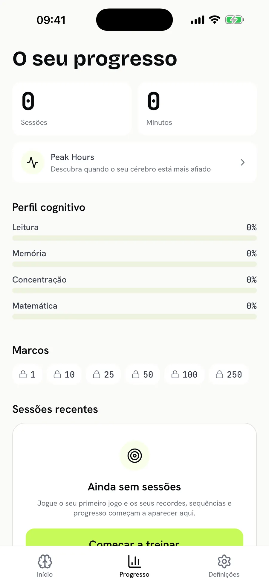 Your progress and cognitive profile